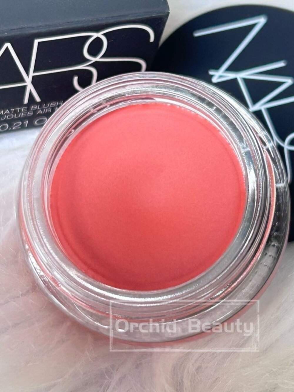 New in box NARS Air Matte Blush RUSH (Peach) Full size 0.21oz./6g